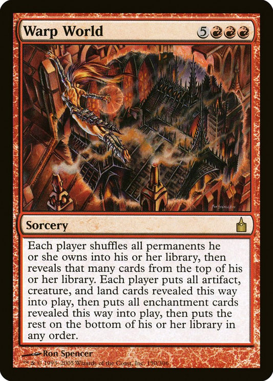 MTG Card Title: Warp World RAV/150