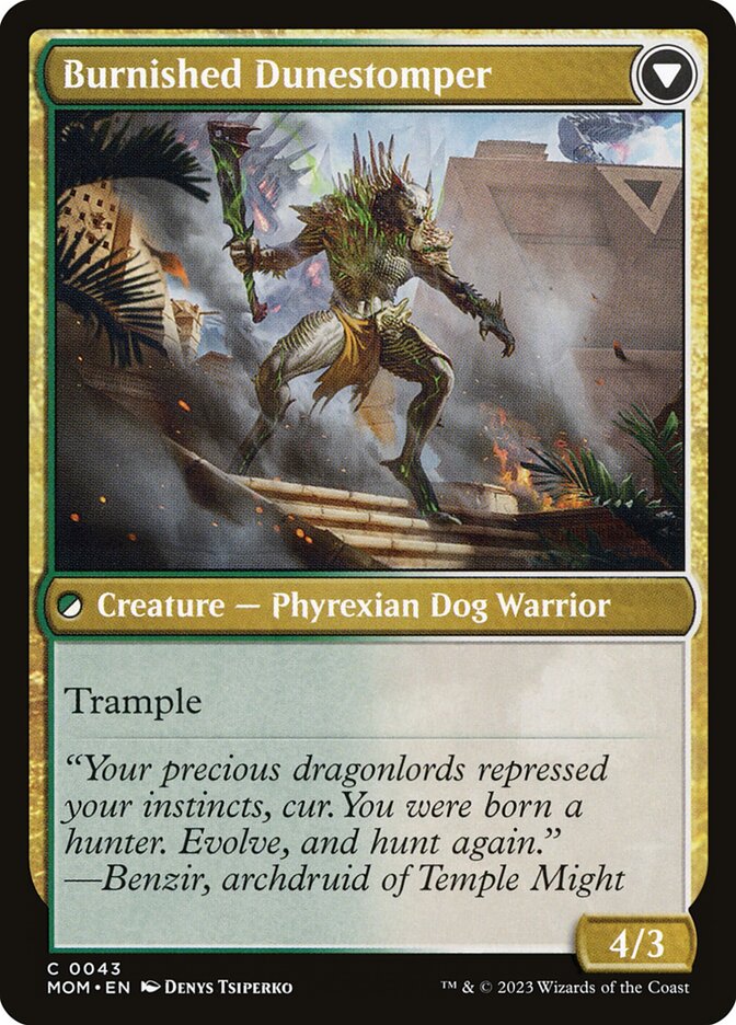 Tarkir Duneshaper // Burnished Dunestomper MOM/43