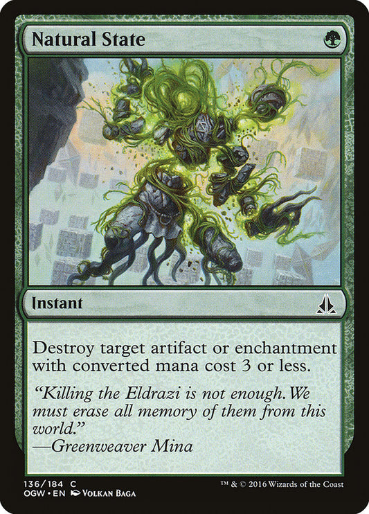 MTG Card Title: Natural State OGW/136