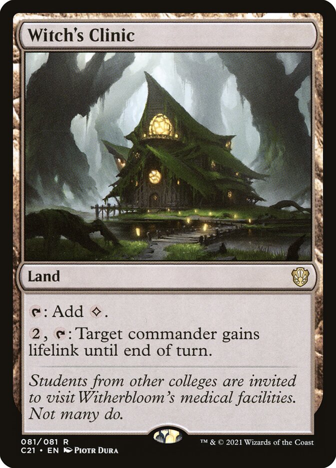 MTG Card Title: Witch's Clinic C21/81