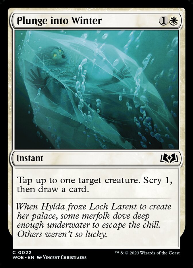 MTG Card Title: Plunge into Winter WOE/22
