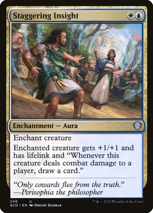 MTG Card Title: Staggering Insight SCD/246