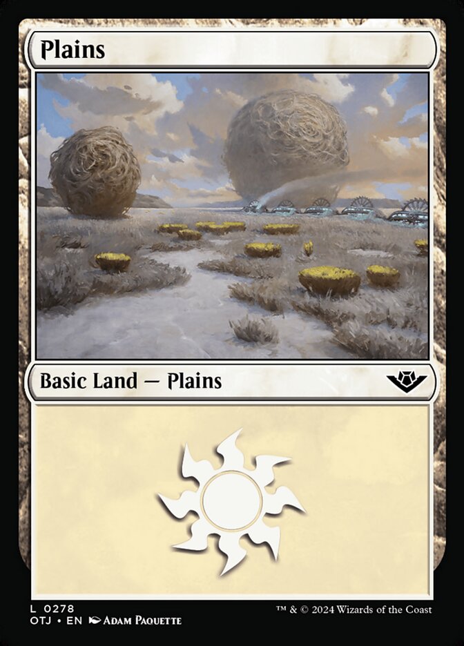 MTG Card Title: Plains OTJ/278
