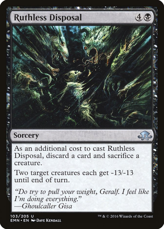 MTG Card Title: Ruthless Disposal EMN/103