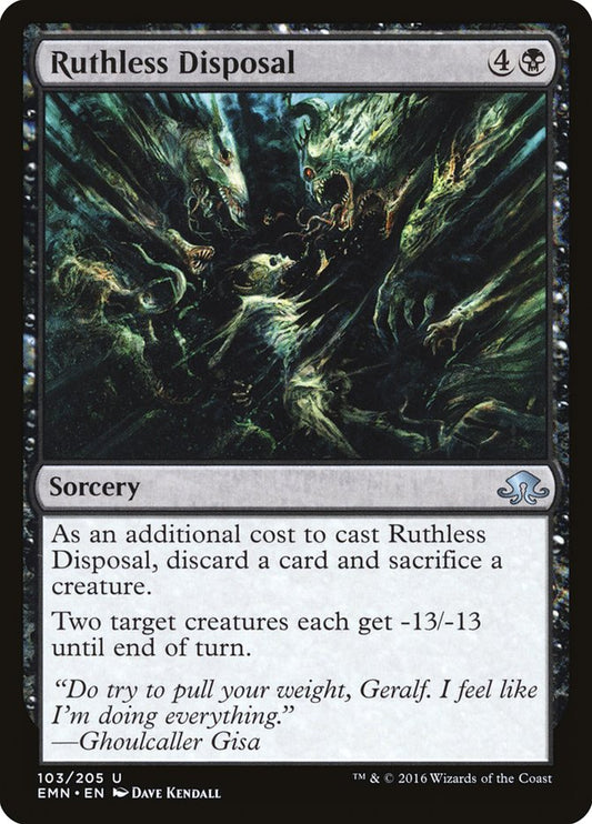 MTG Card Title: Ruthless Disposal EMN/103