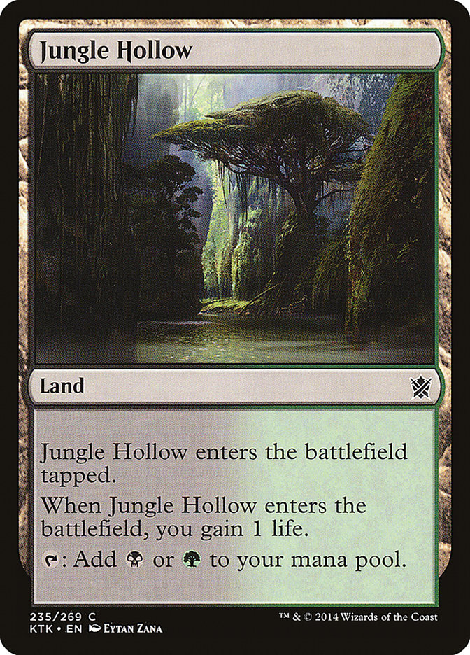 MTG Card Title: Jungle Hollow KTK/235