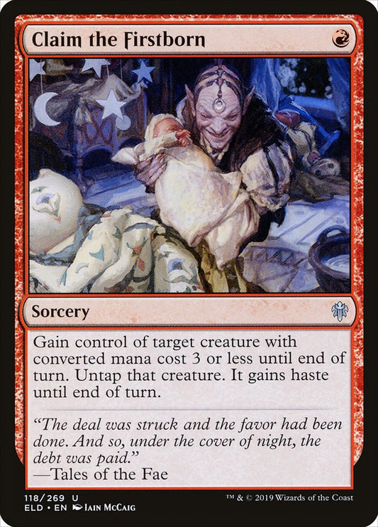 MTG Card Title: Claim the Firstborn ELD/118