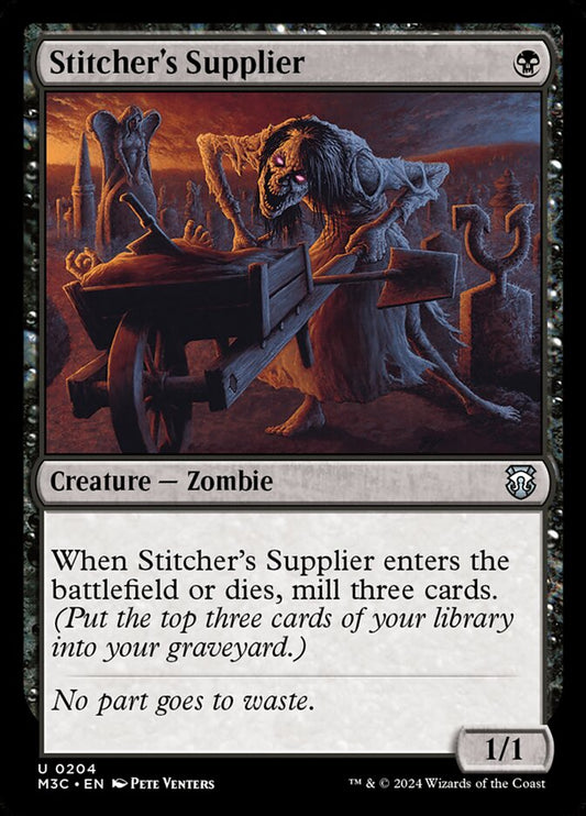 MTG Card Title: Stitcher's Supplier M3C/204