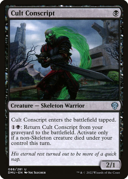 MTG Card Title: Cult Conscript DMU/88