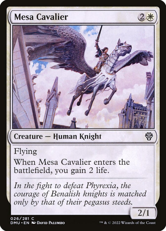 MTG Card Title: Mesa Cavalier DMU/26
