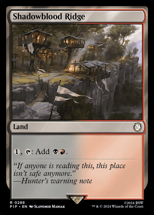 MTG Card Title: Shadowblood Ridge PIP/288