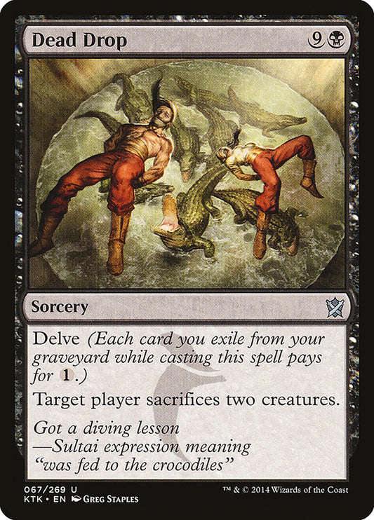 MTG Card Title: Dead Drop KTK/67