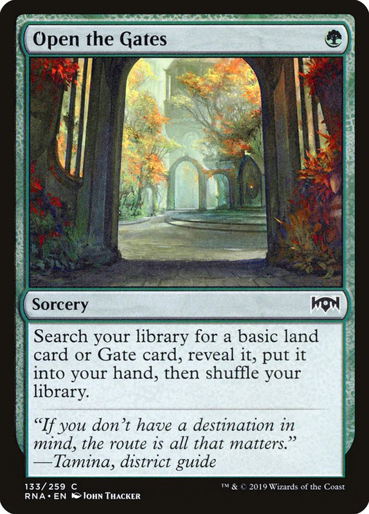 MTG Card Title: Open the Gates RNA/133