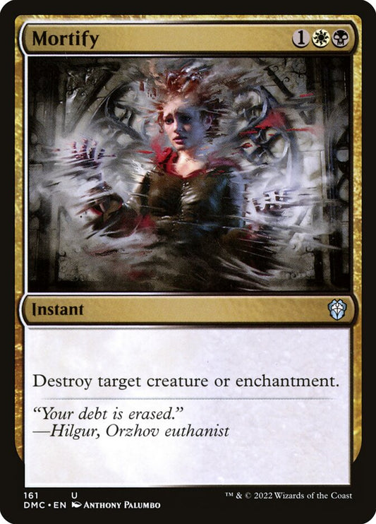 MTG Card Title: Mortify DMC/161