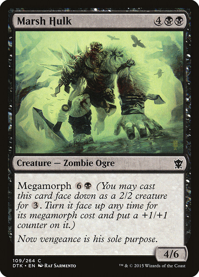 MTG Card Title: Marsh Hulk DTK/109