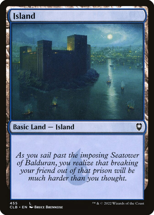 MTG Card Title: Island CLB/455