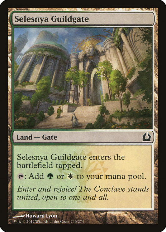 MTG Card Title: Selesnya Guildgate RTR/246