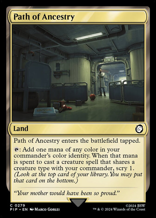 MTG Card Title: Path of Ancestry PIP/279