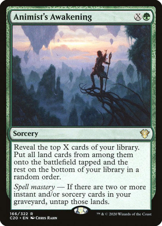 MTG Card Title: Animist's Awakening C20/166