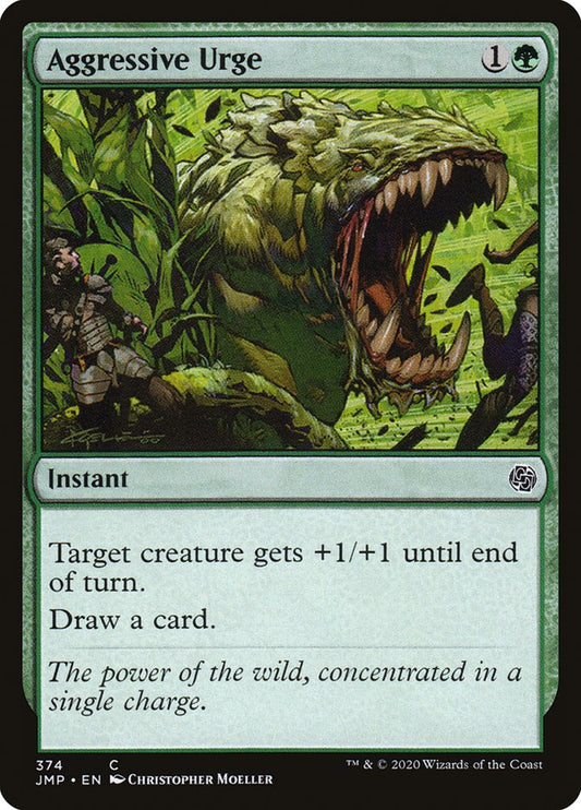 MTG Card Title: Aggressive Urge JMP/374
