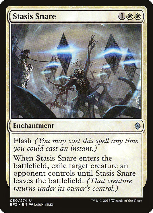 MTG Card Title: Stasis Snare BFZ/50