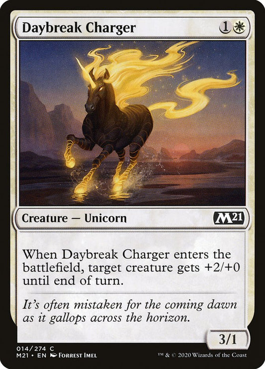 MTG Card Title: Daybreak Charger M21/14