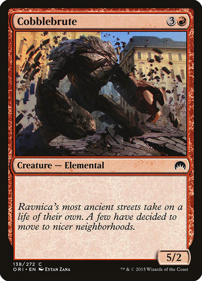 MTG Card Title: Cobblebrute ORI/138