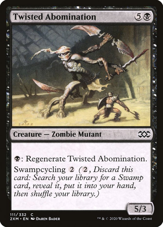 MTG Card Title: Twisted Abomination 2XM/111