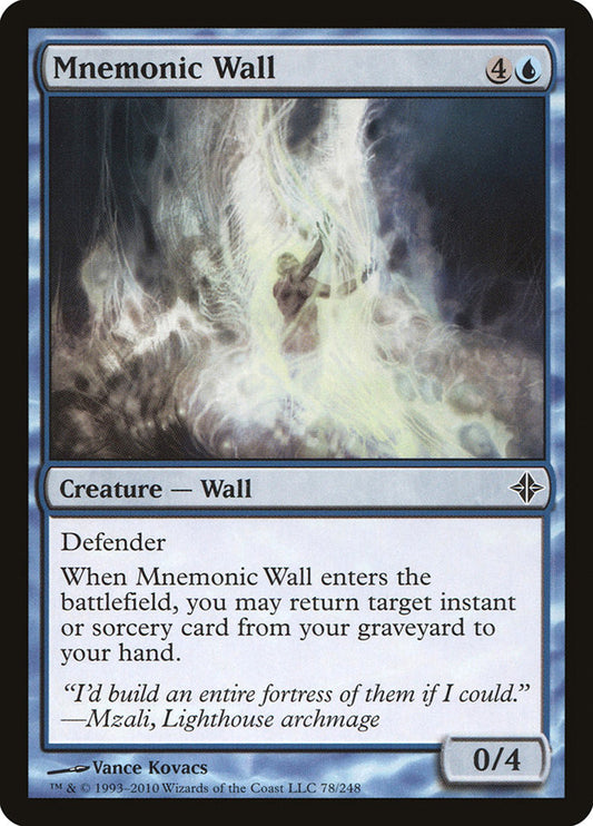 MTG Card Title: Mnemonic Wall ROE/78