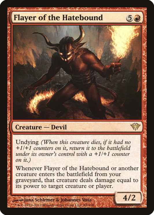 MTG Card Title: Flayer of the Hatebound DKA/89