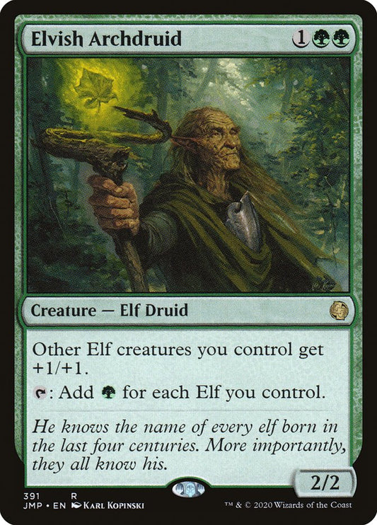 MTG Card Title: Elvish Archdruid JMP/391