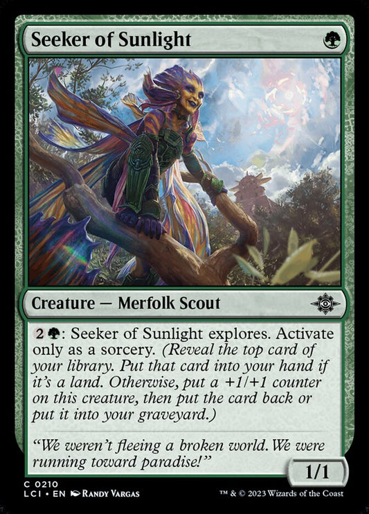 MTG Card Title: Seeker of Sunlight LCI/210