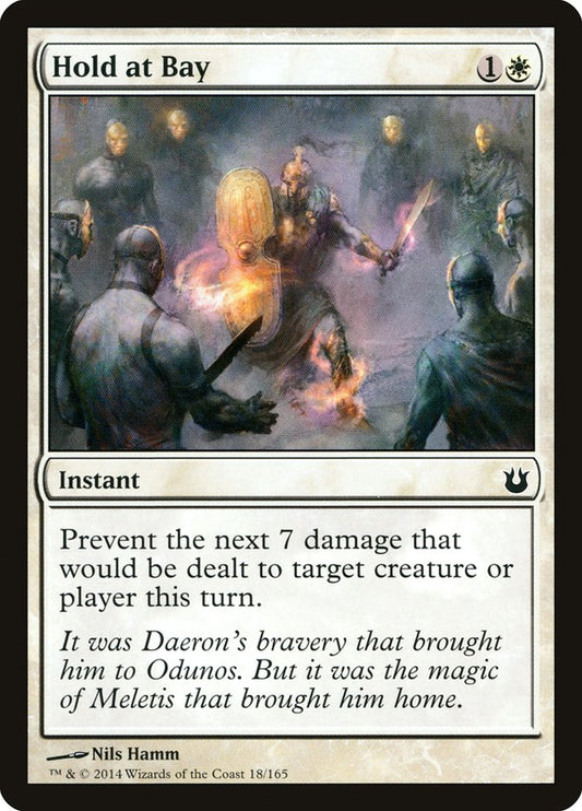 MTG Card Title: Hold at Bay BNG/18